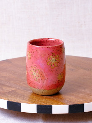 Floral Raspberry Mist Sake Cup