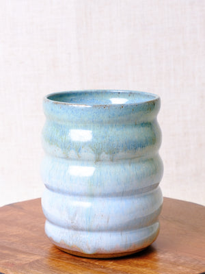 Sea-foam Wavy Vase