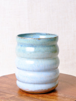 Sea-foam Wavy Vase