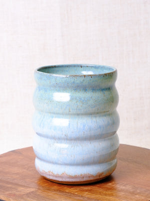 Sea-foam Wavy Vase