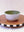 Set of Two White and Green Bowls