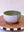 Set of Two White and Green Bowls