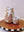 Illustrated White Tulip Carafe and Cup