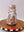 Illustrated White Tulip Carafe and Cup