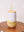 Lemon Yellow and White Cocktail Tumbler