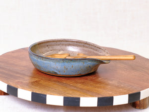 Denim and Beige Spoon Rest